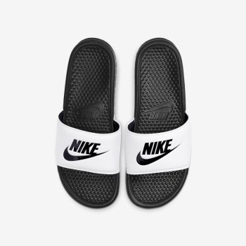 Nike Benassi - Férfi Szandál - Fehér/Fekete/Fekete